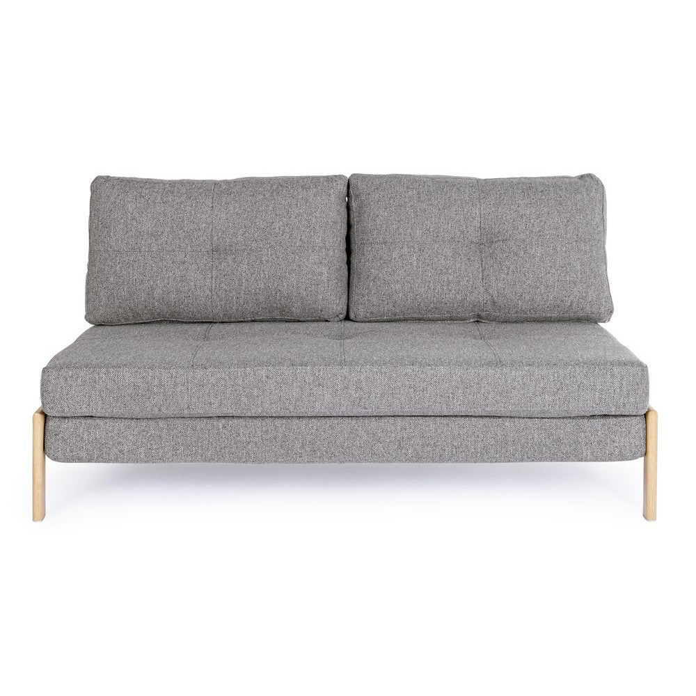 Divano letto grigio etnico living