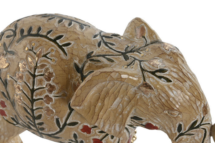 Elefante indiano statua dipinta