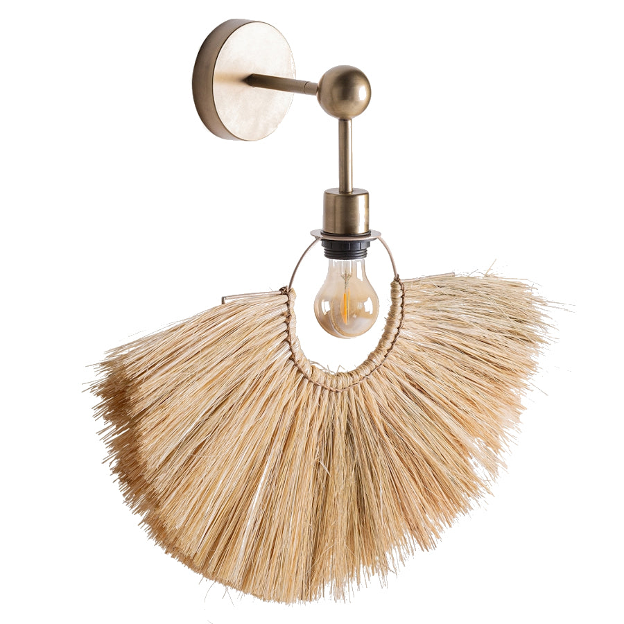 Applique art decò fibre naturali