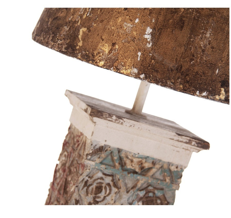 Lampada francese intagliata