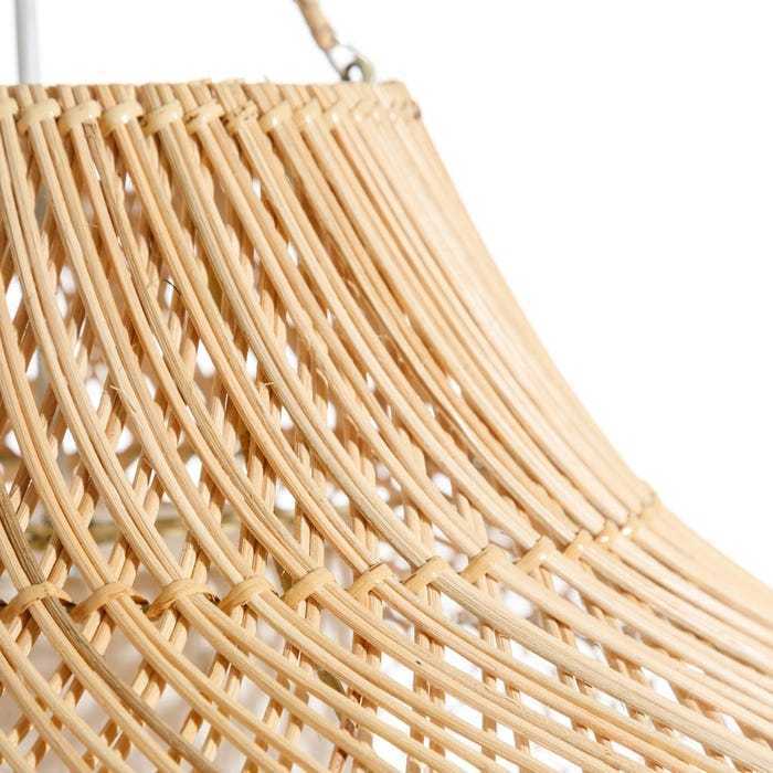 Lampada da soffitto fibre naturali