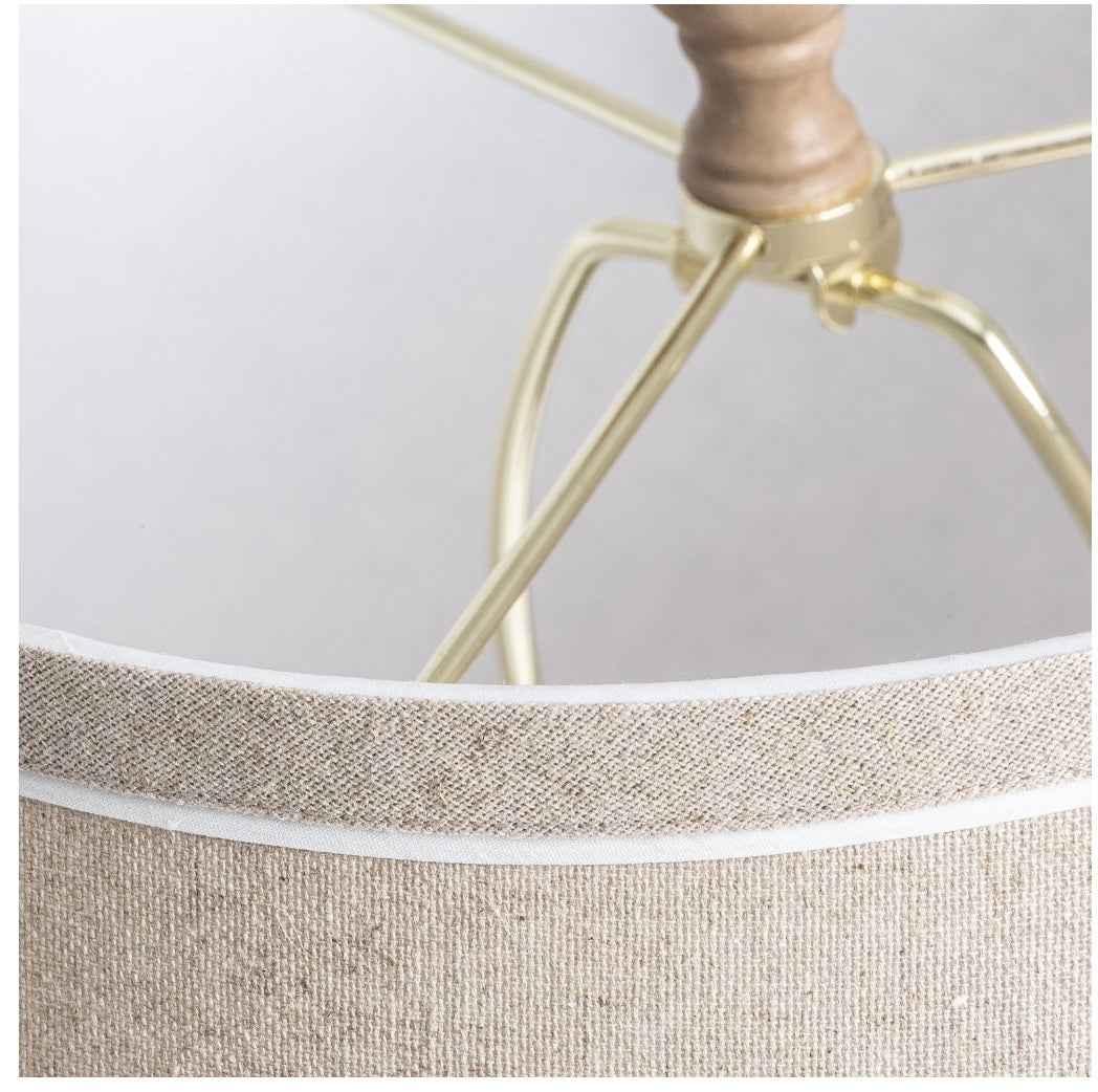 Lampada provenzale chic in legno