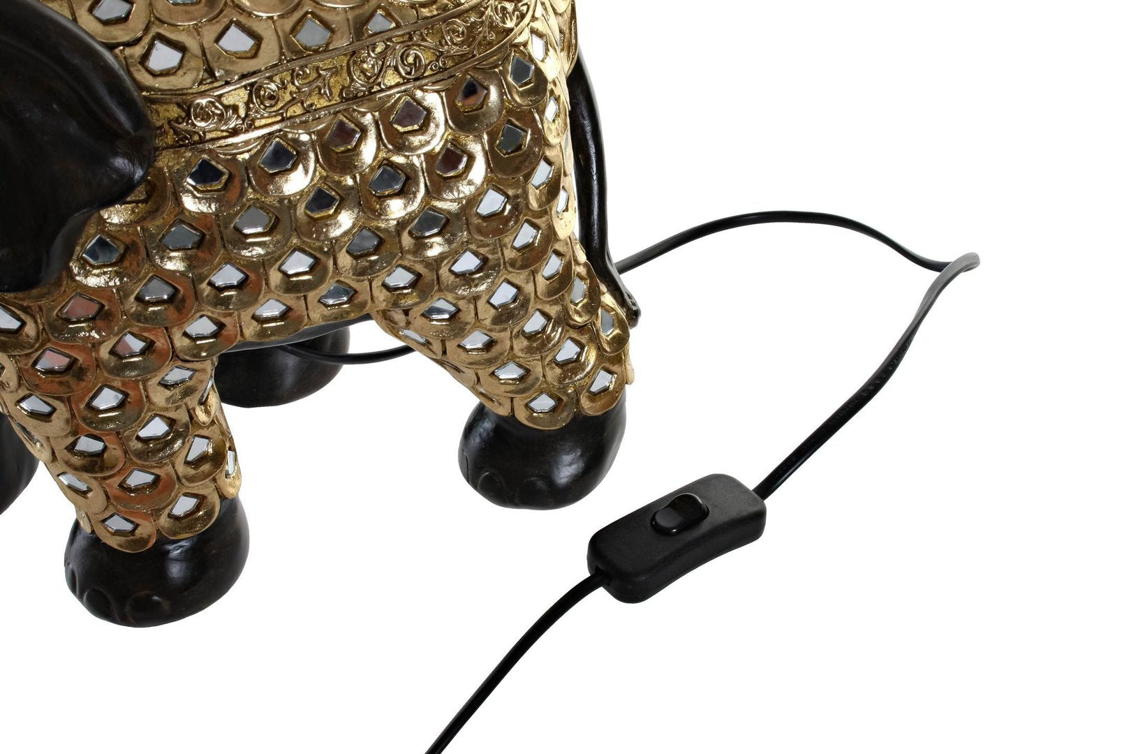 Lampada da tavolo elefante etnica