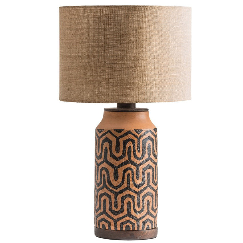 Lampada da tavolo afro chic