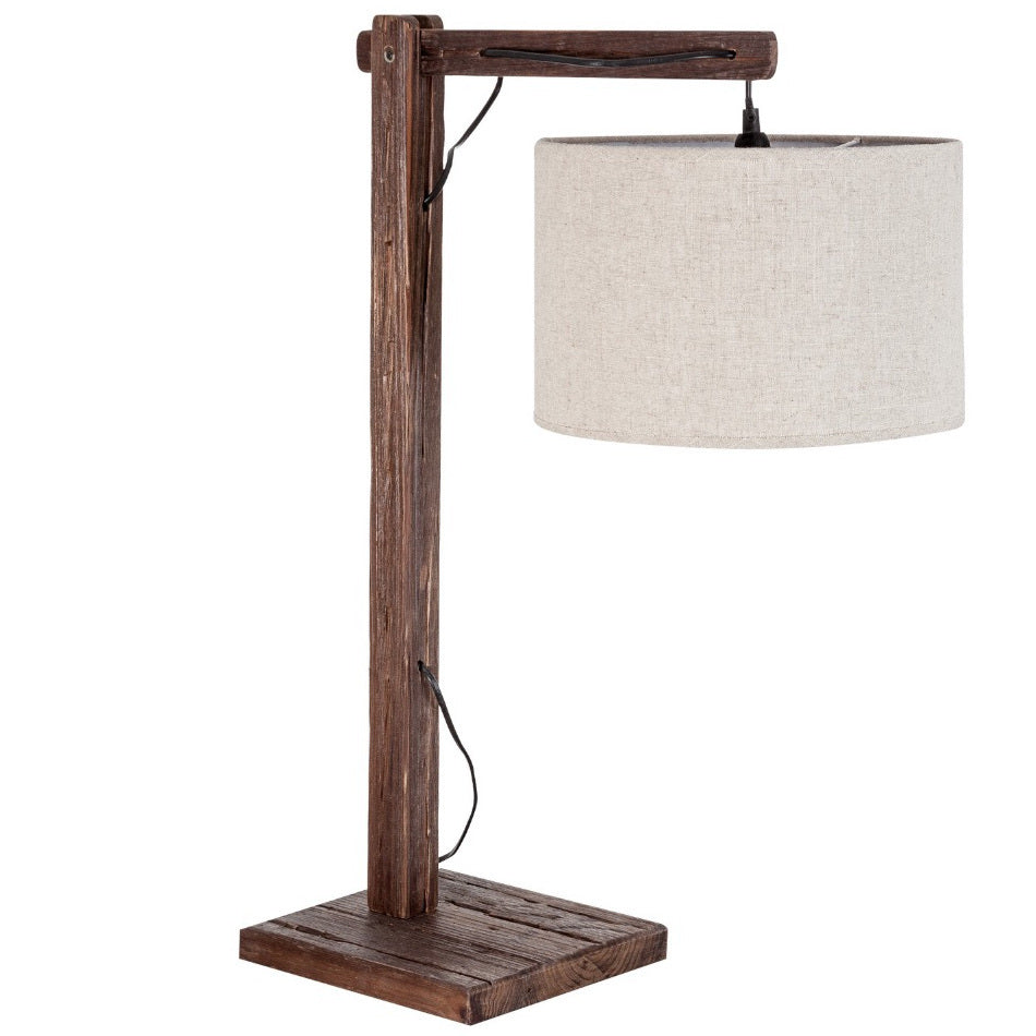 Lampada da tavolo stile rustico