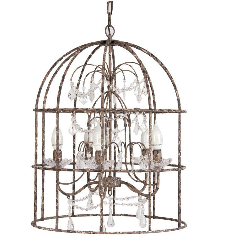 Lampadario provenzale ferro