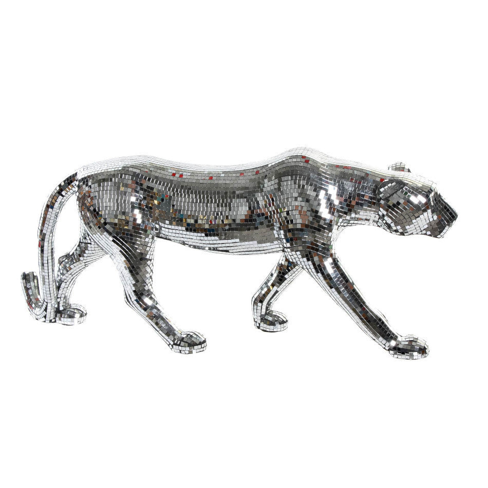 Leopardo mosaico cromato