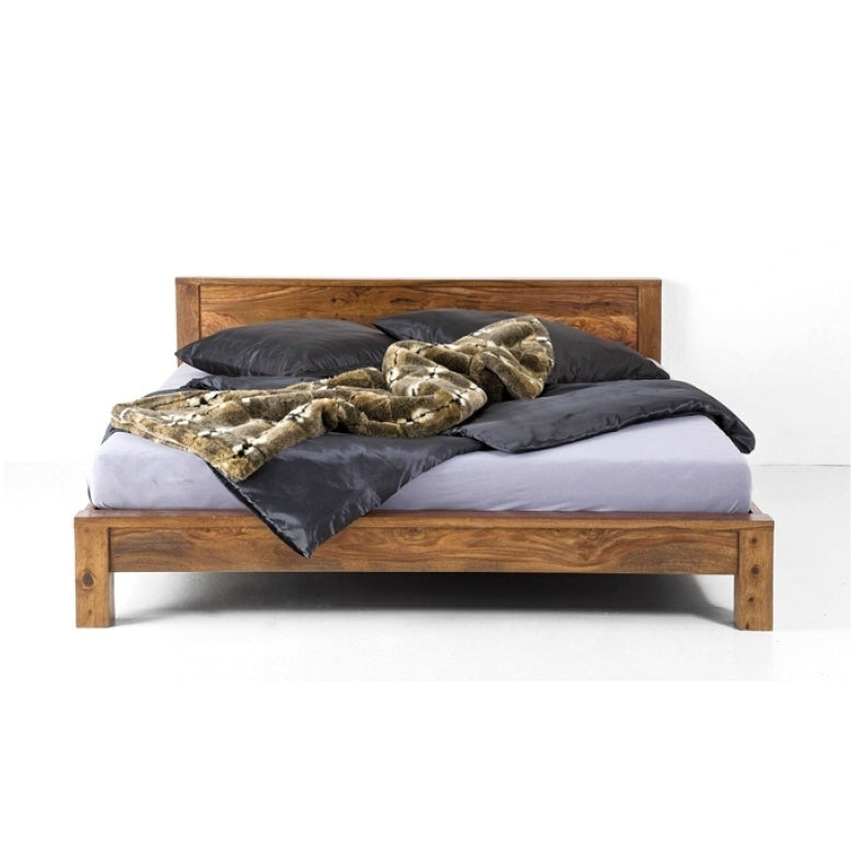 Letto etnico legno massello