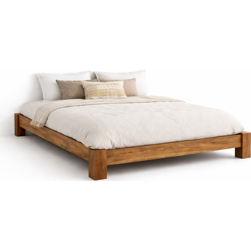 Letto matrimoniale in legno massello con cassettoni laterali - Mobilificio Segafredo Mobili