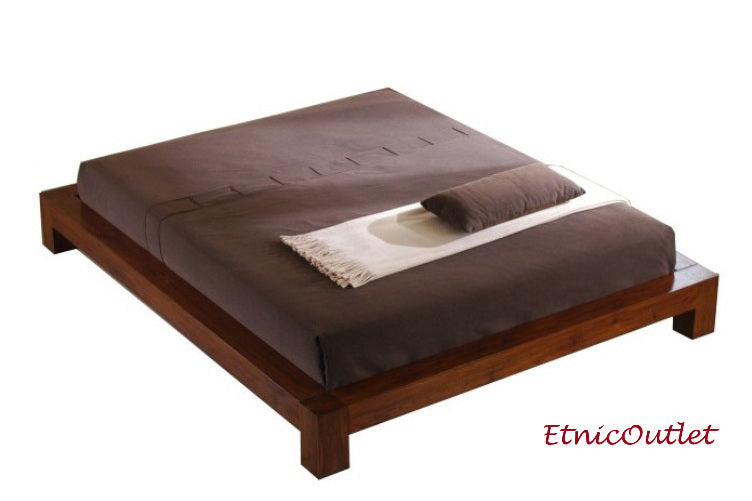 Letto etnico legno teak