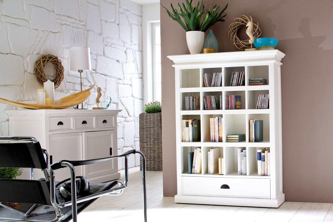 Libreria provenzale legno mogano