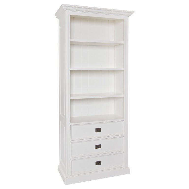 Libreria legno bianco