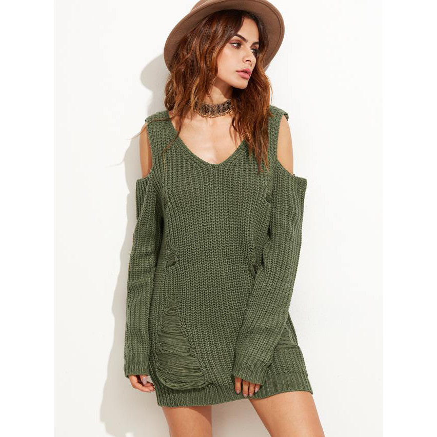 Maglione lungo etnico chic