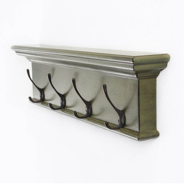 Mensola appendiabiti provenzale verde