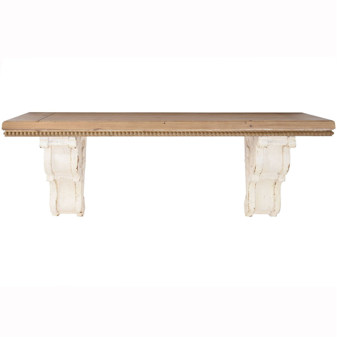 Mensola provenzale bianca anticata