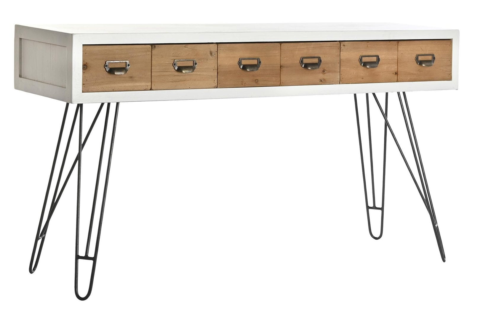 Mobile consolle industrial bianco