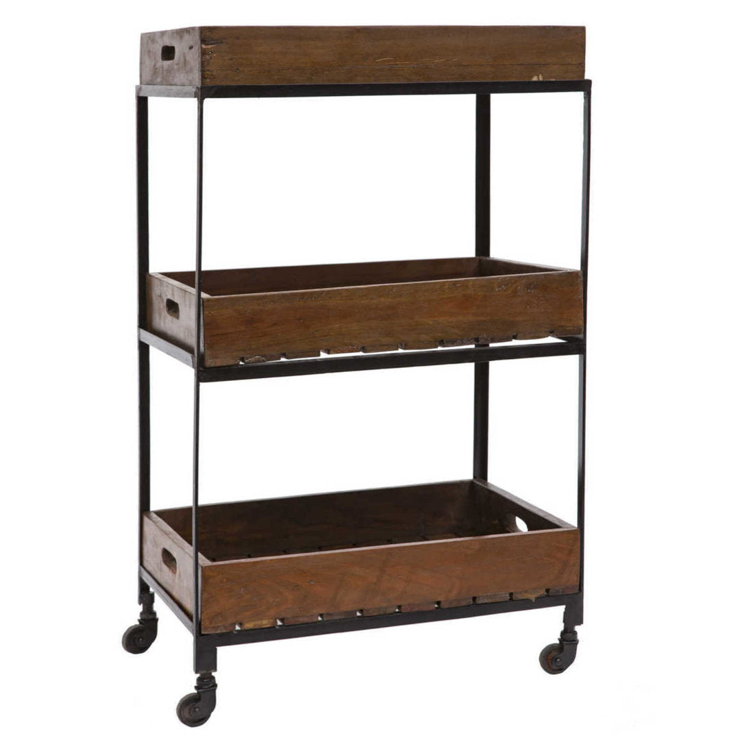 Carrello vintage contenitore