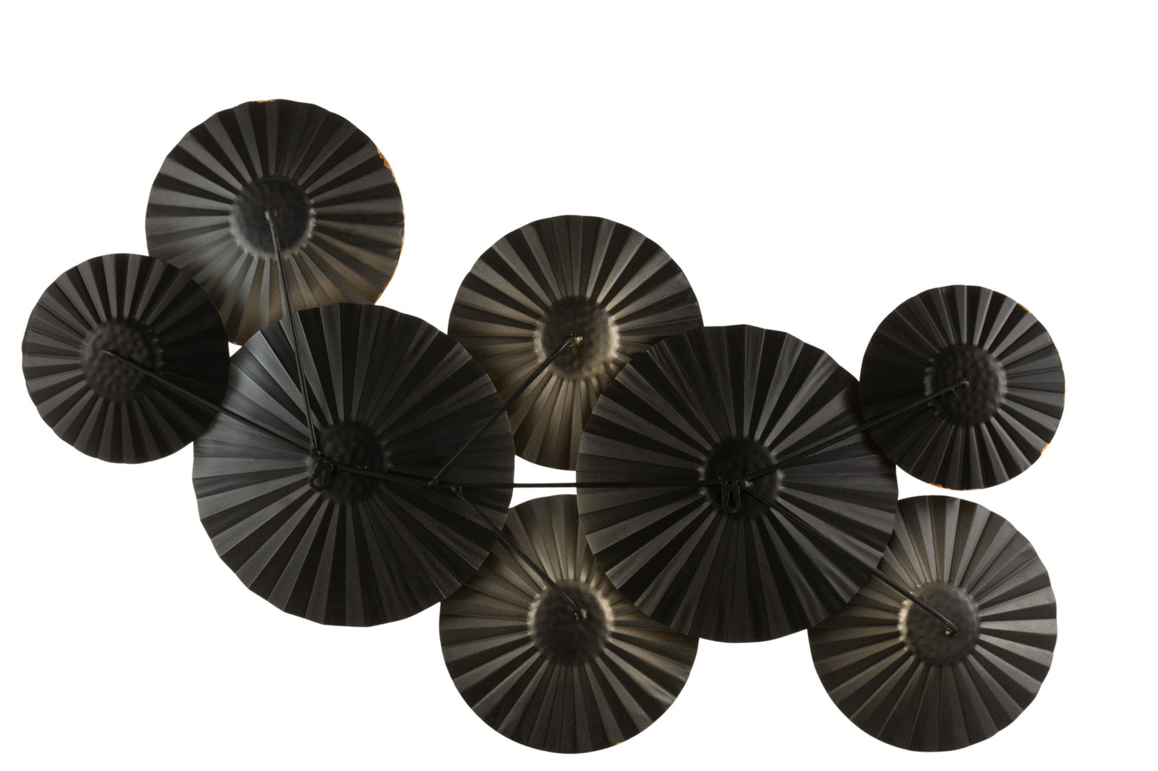 Murale cerchi metallo decò chic