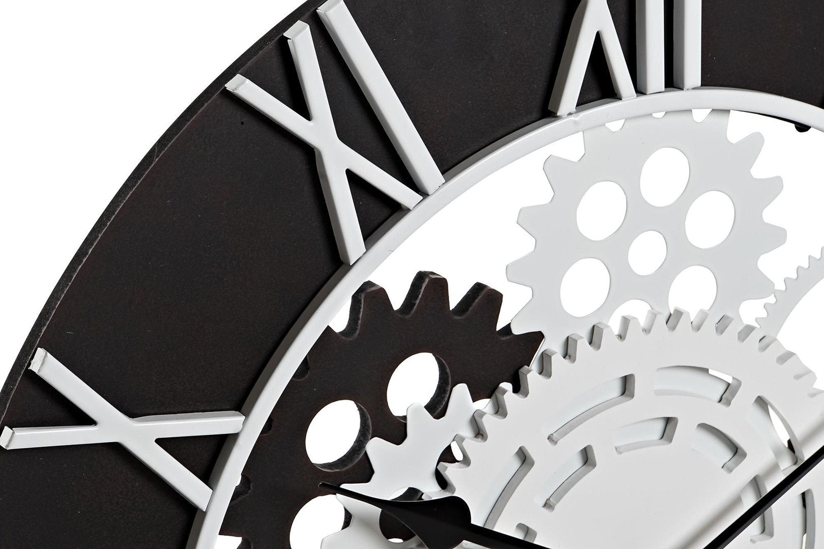 Orologio industrial bianco nero