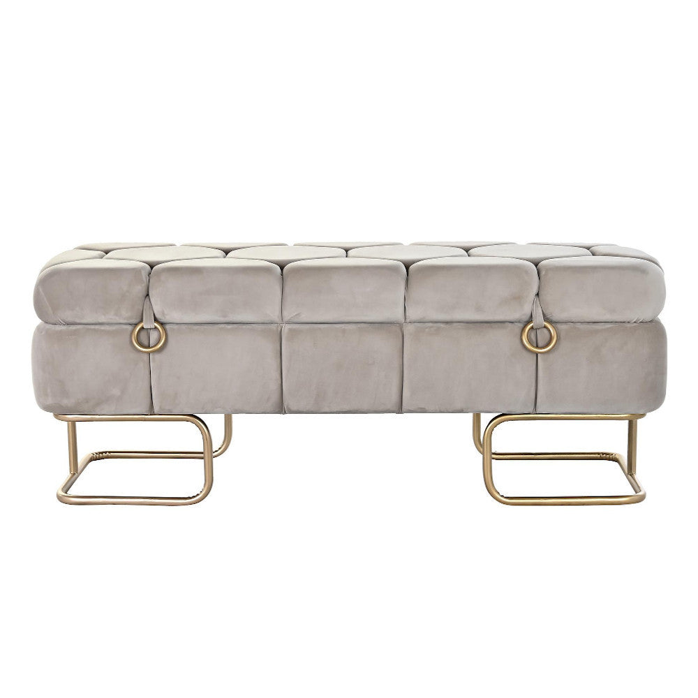 Panca piediletto vintage beige