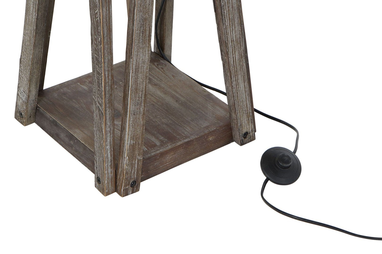 Lampada da suolo legno etnica