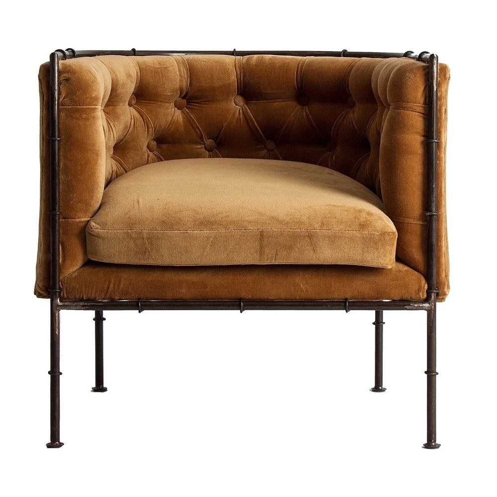 Poltrona industrail ocra