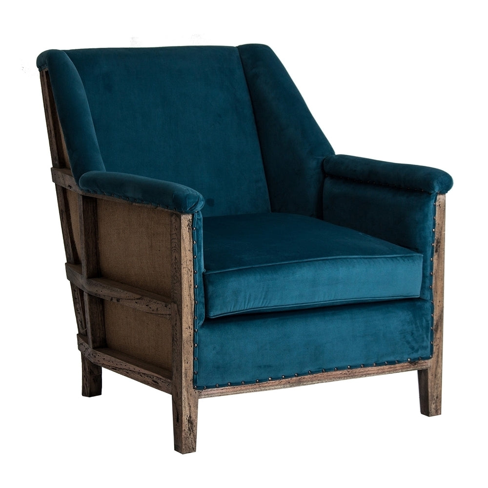 Poltrona KITSH blu petrolio