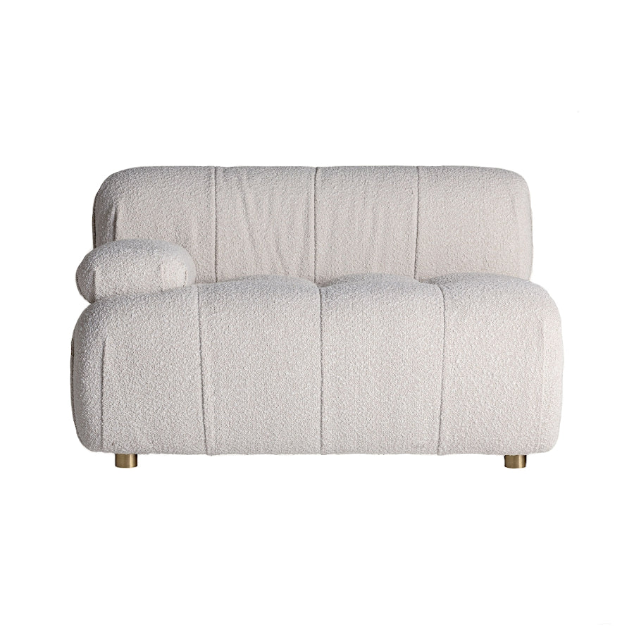 Modulo divano art decò tessuto