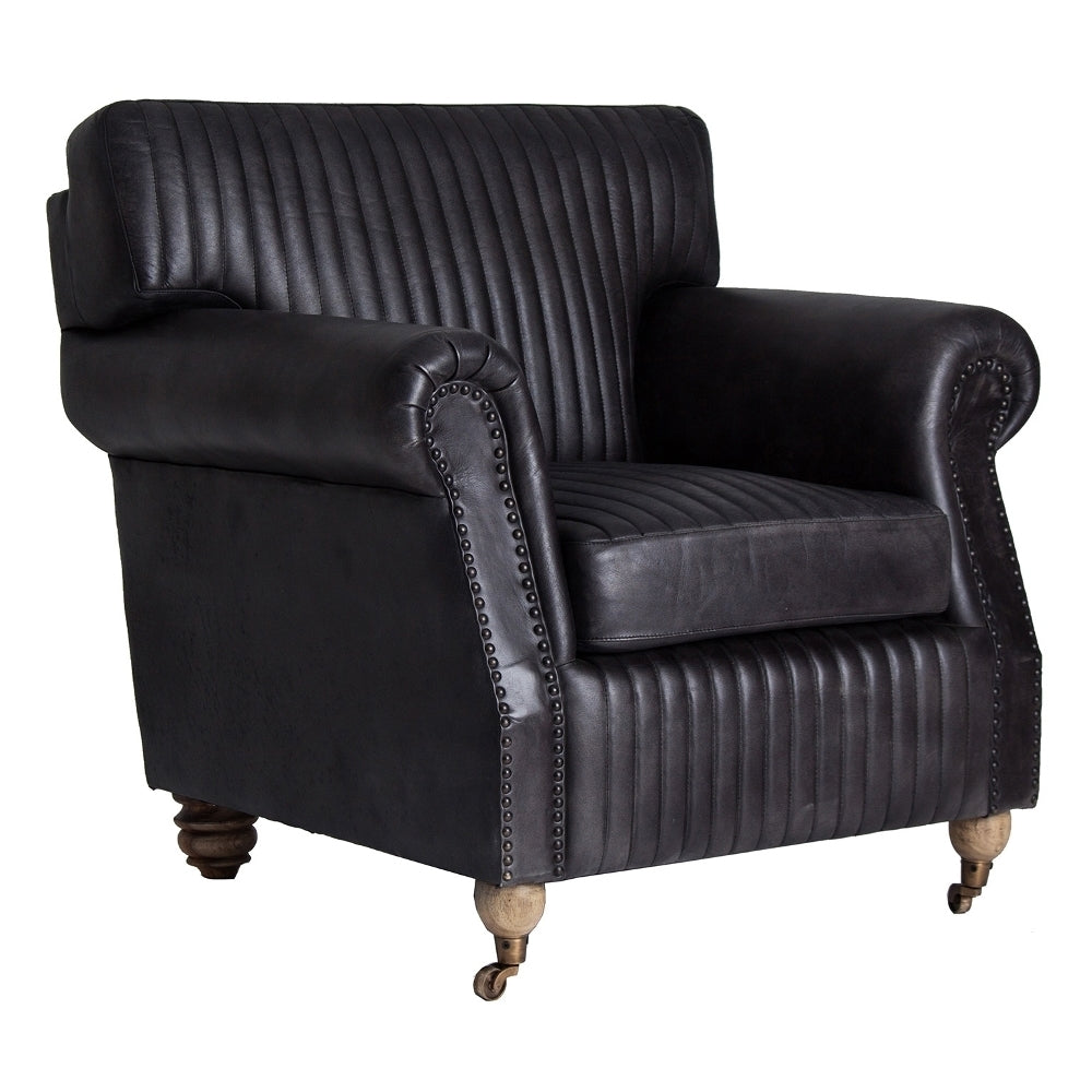 Poltrona vintage nera