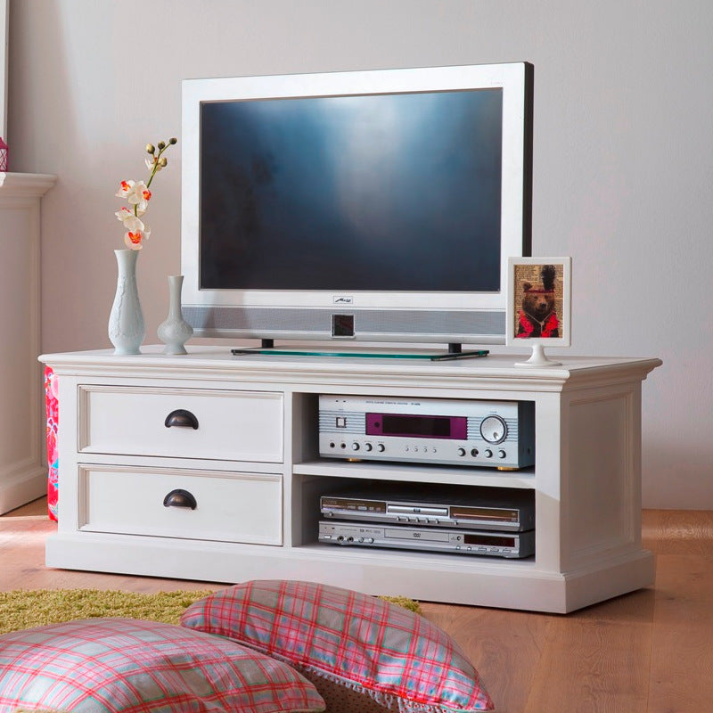 Porta tv provenzale bianco 120