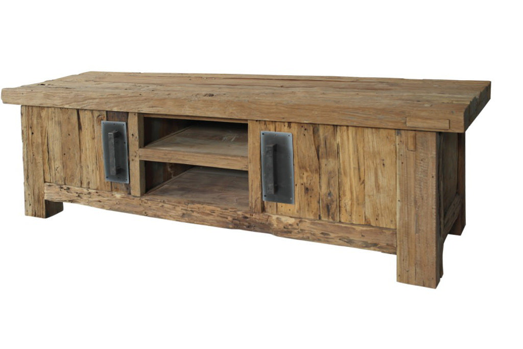 Porta tv etnico in teak