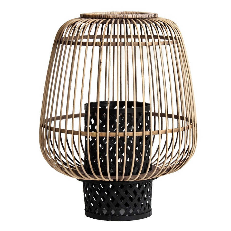 Lanterna etnica bambù naturale