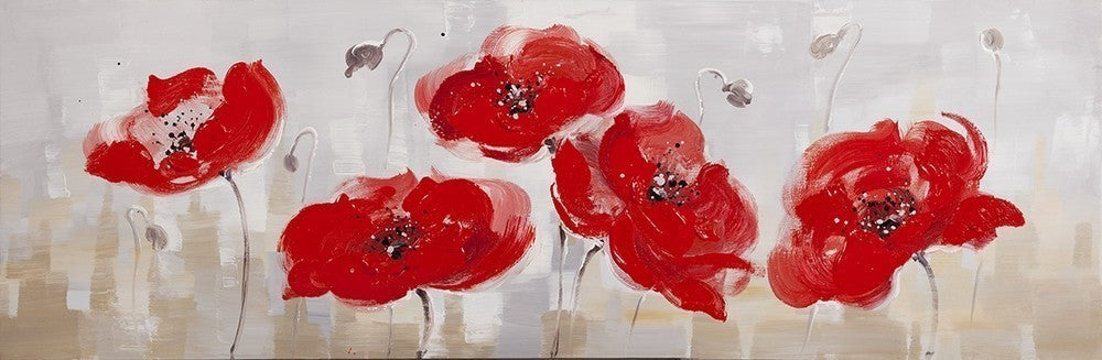 Quadro papaveri rossi