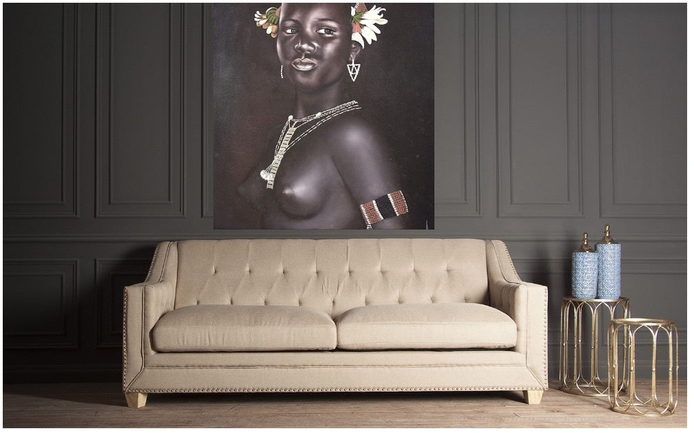 Quadro etnico donna africana