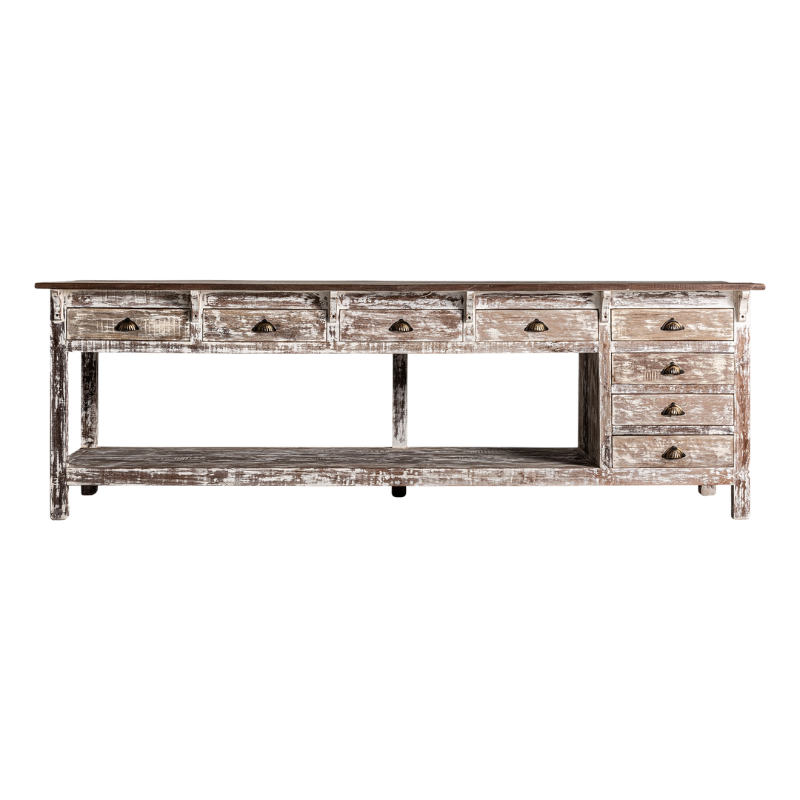 Bancone da lavoro country rustico