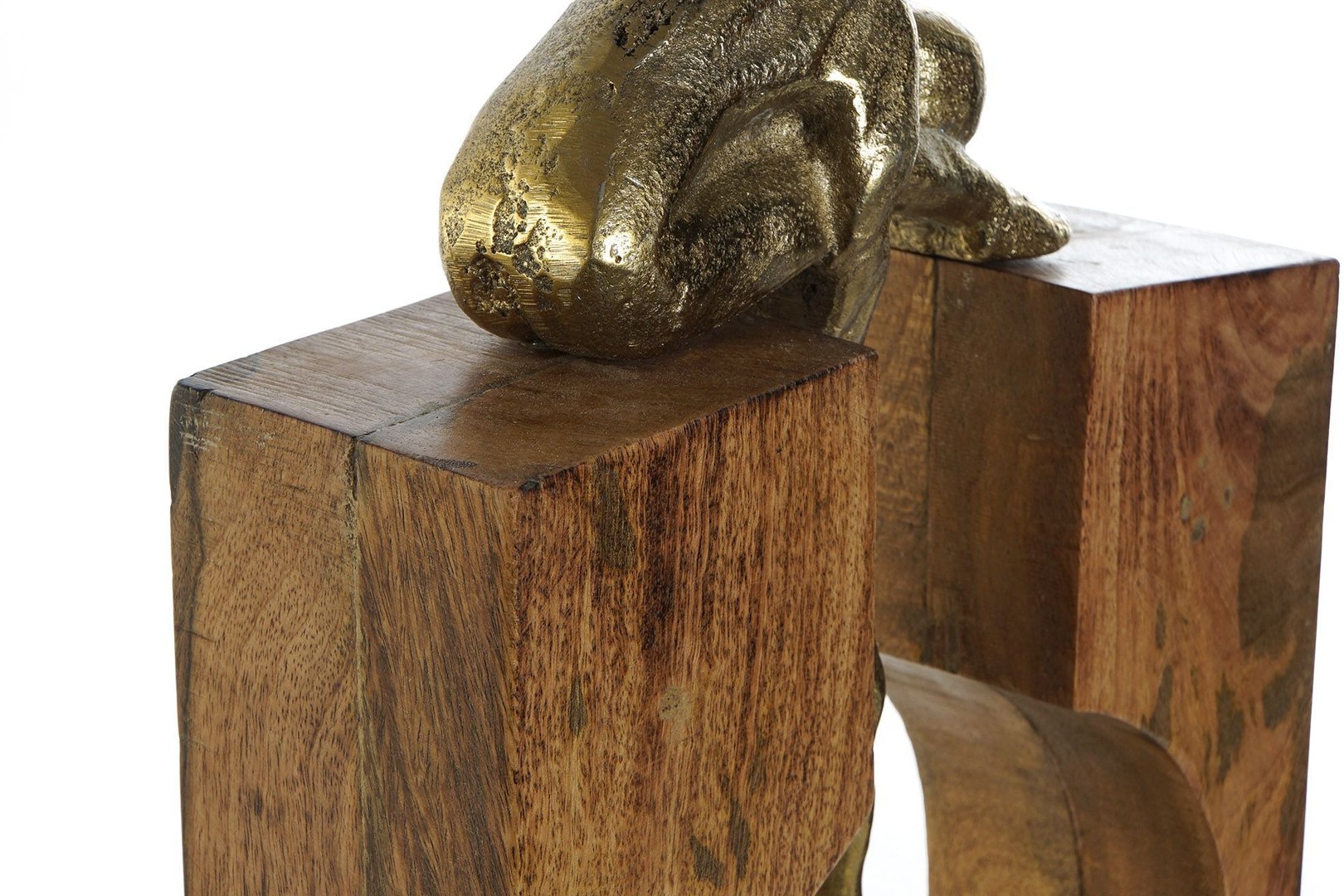 Scultura atleti legno e alluminio