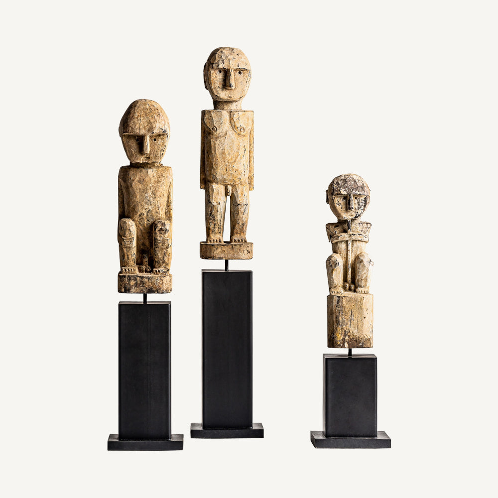 Scultura etnica legno di mango