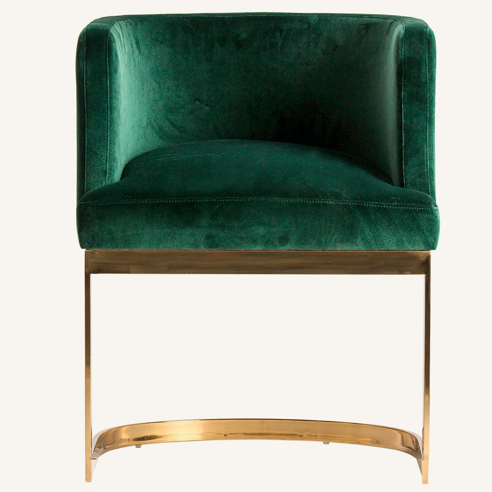 Sedia vintage chic verde