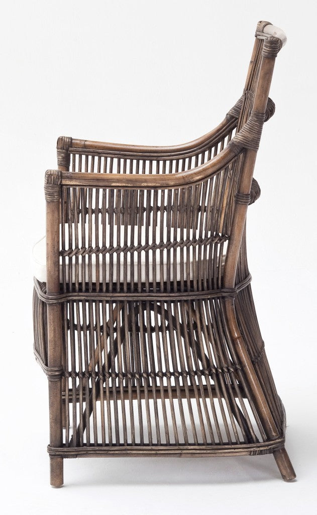 Sedia etnica in fibra naturale