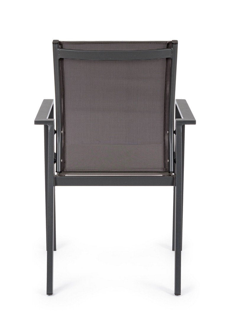 Sedia giardino alluminio impilabile