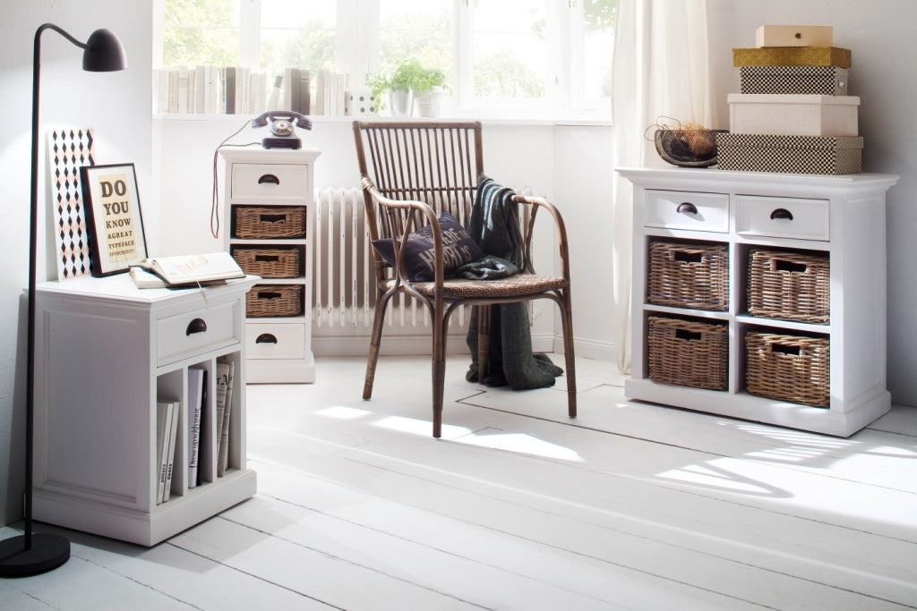 Sedia etnica in rattan naturale