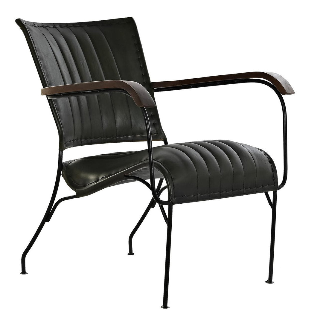 Sedia industrial con braccioli