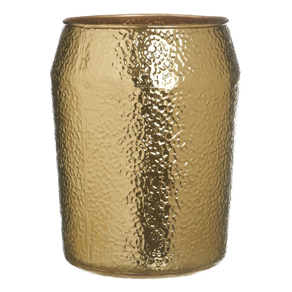 Set 2 vasi fioriere ferro/oro