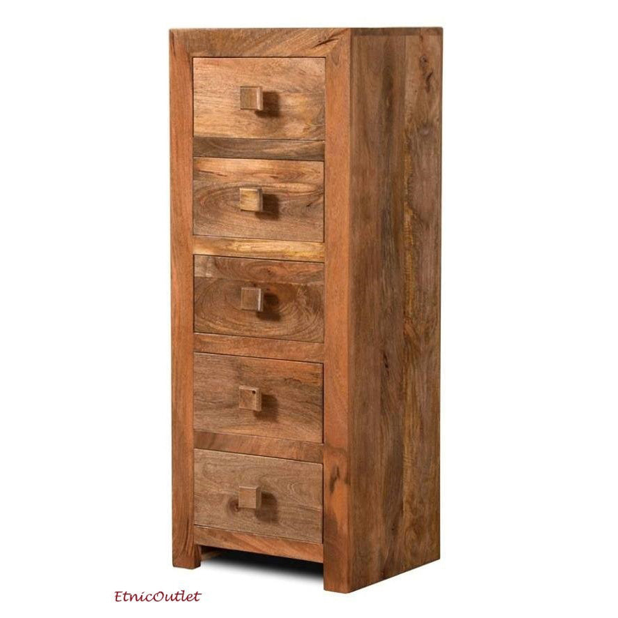 Cassettiera etnica 5 cassetti