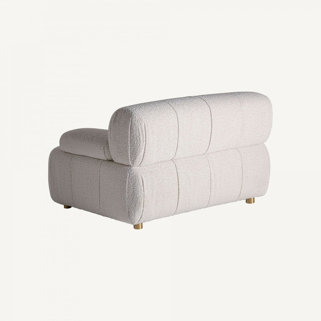 Modulo divano componibile bouclè