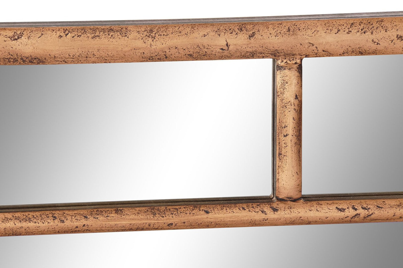 Specchio industrial metallo anticato