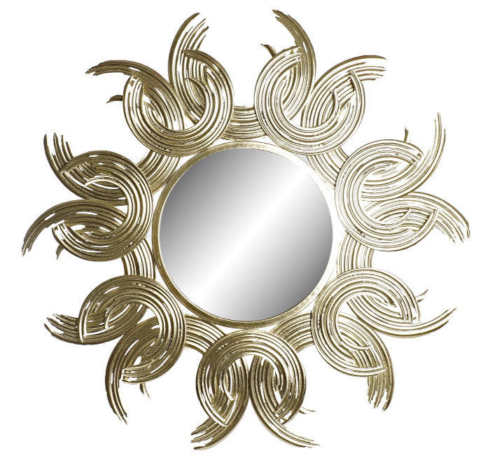 Specchio orientale cornice dorata