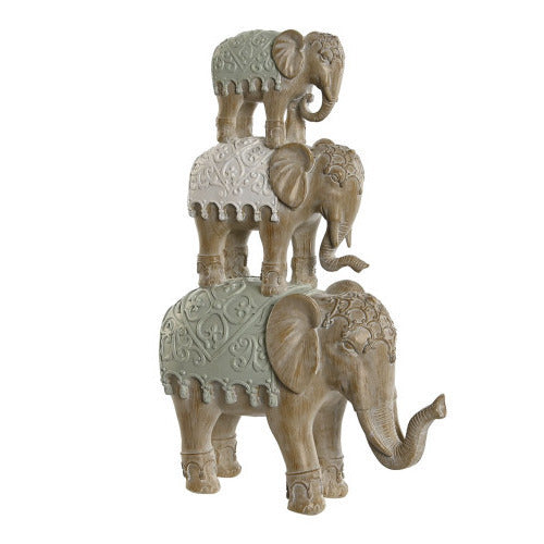 Statua famiglia elefanti