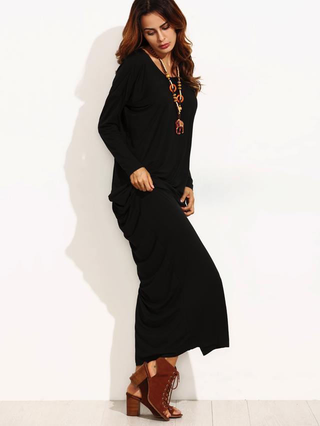 Vestito lungo morbido chic