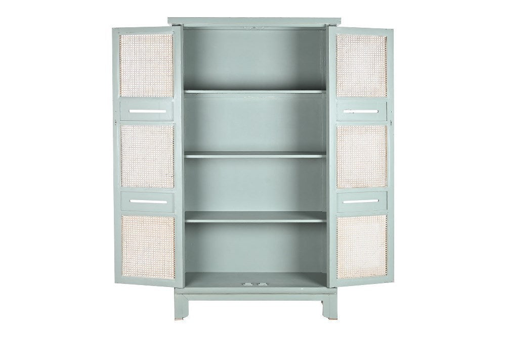 Stipo armadio shabby chic verde